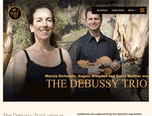 Tablet Screenshot of debussytrio.com